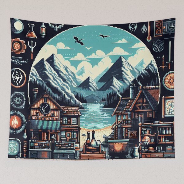 Item preview, Skyrim Pixel Art designed and sold by Jake-Carter0.