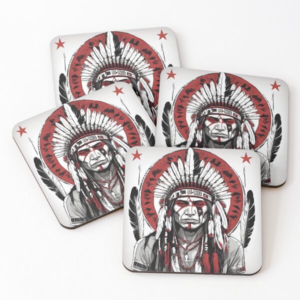 Item preview, Warrior Spirit: Native American Ancestry Art Print designed and sold by MiszungART.
