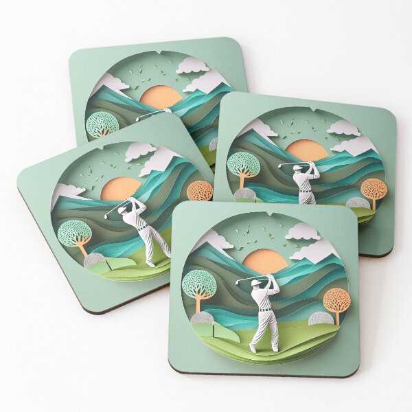 Item preview, The Golfer in Paper Art designed and sold by Dan Farsaci.