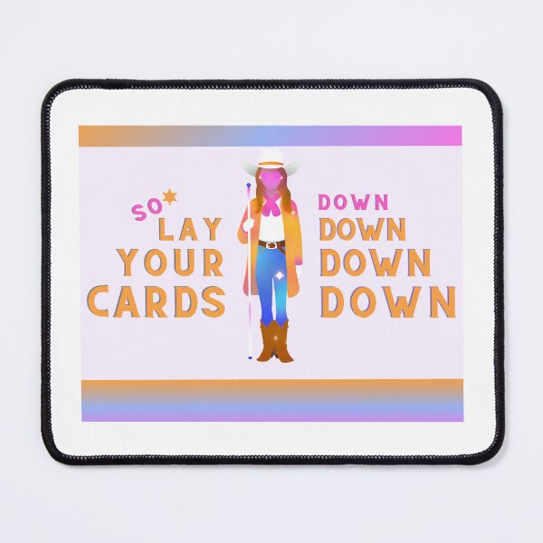 Item preview, Lay Your Cards Blind Dreamy Cowgirl with Long White Cane designed and sold by IndeOandM.