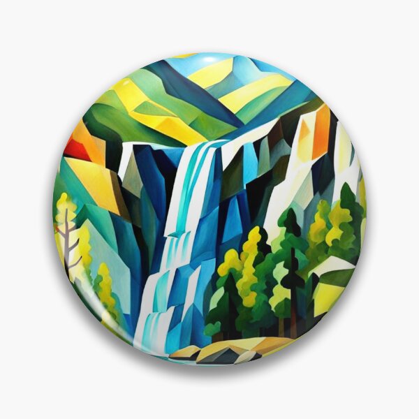 Item preview, Mountain Waterfall 1 designed and sold by George Hutton Hunter.