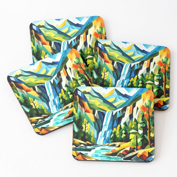 Item preview, Mountain Waterfall 1 designed and sold by George Hutton Hunter.