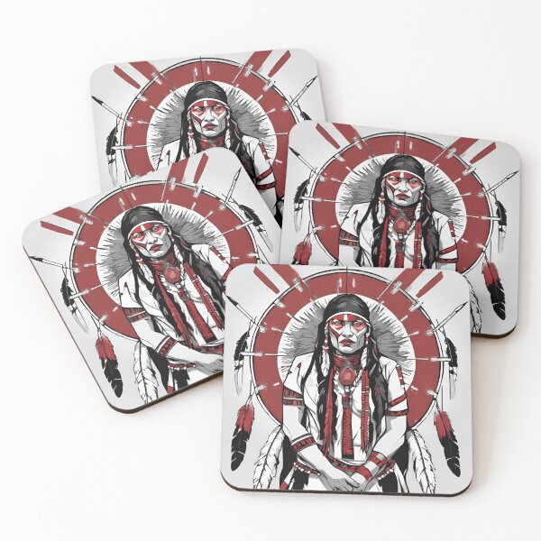 Item preview, Warrior Spirit: Native American Ancestry Art Print designed and sold by MiszungART.