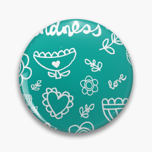 Item preview, Patrón floral Amor y bondad (verde azulado) designed and sold by CSheehanArt.