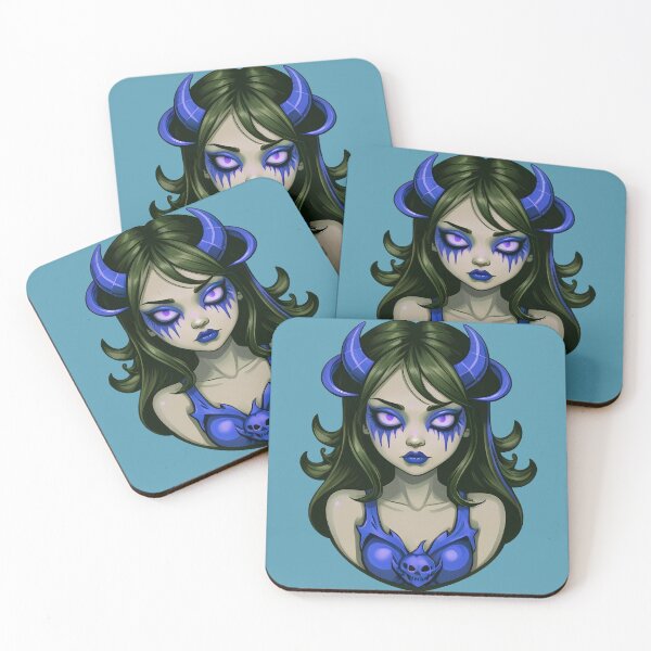Item preview, Water Elemental Girl Magic Fantasy Demon designed and sold by MadnessEnvelope.