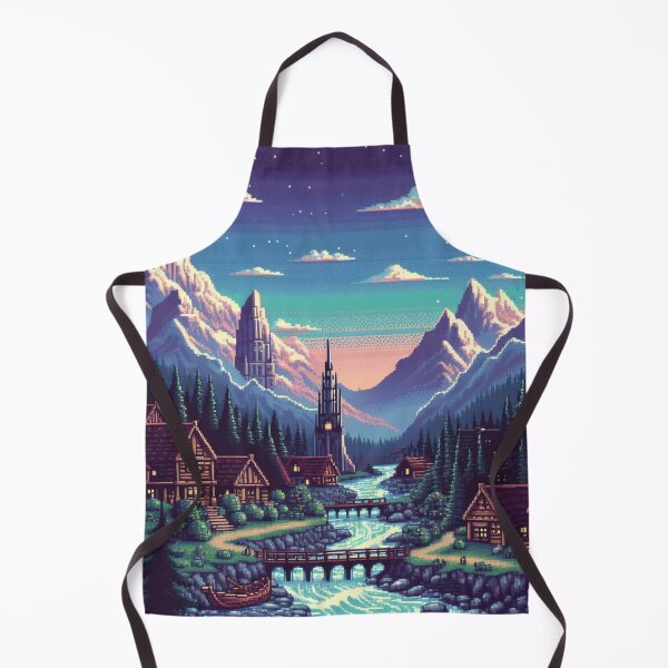 Item preview, Skyrim Amazing Skyline Pixel Art designed and sold by Jake-Carter0.