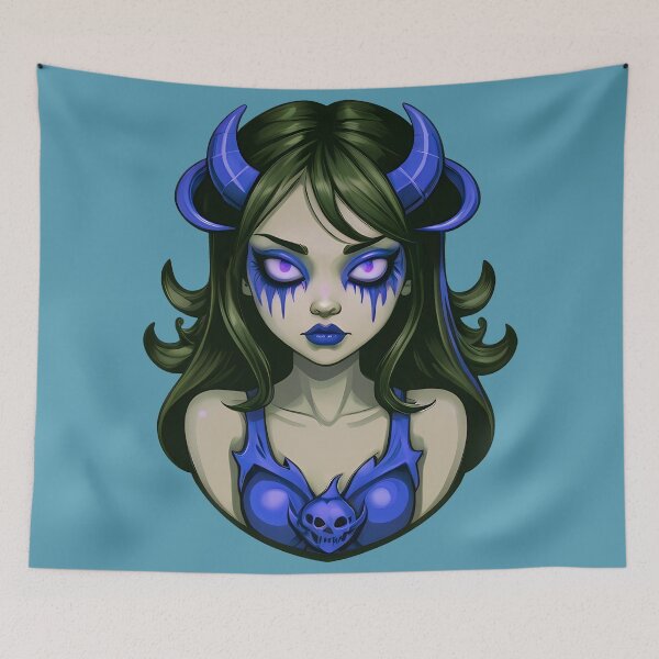 Item preview, Water Elemental Girl Magic Fantasy Demon designed and sold by MadnessEnvelope.