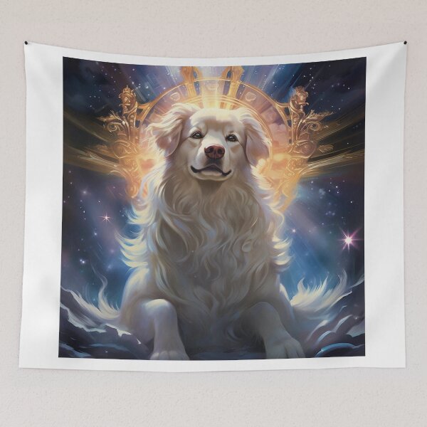 Item preview, Starlight Dog: The Radiant Embrace of an Evanescent Oracle's Transcendence designed and sold by Christian Weiss.
