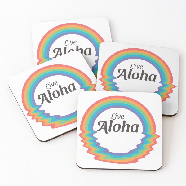 Item preview, Live Aloha Rainbow designed and sold by MizMartini.