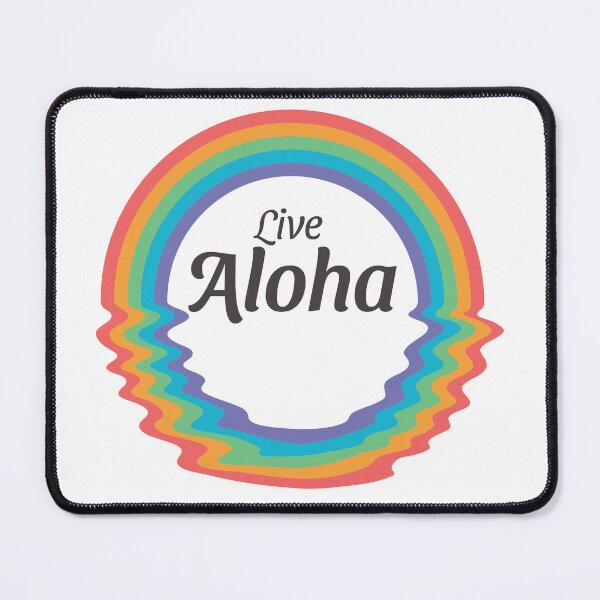 Item preview, Live Aloha Rainbow designed and sold by MizMartini.