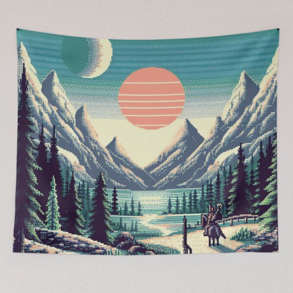 Item preview, Skyrim Snowy Mountain Sunset designed and sold by Jake-Carter0.