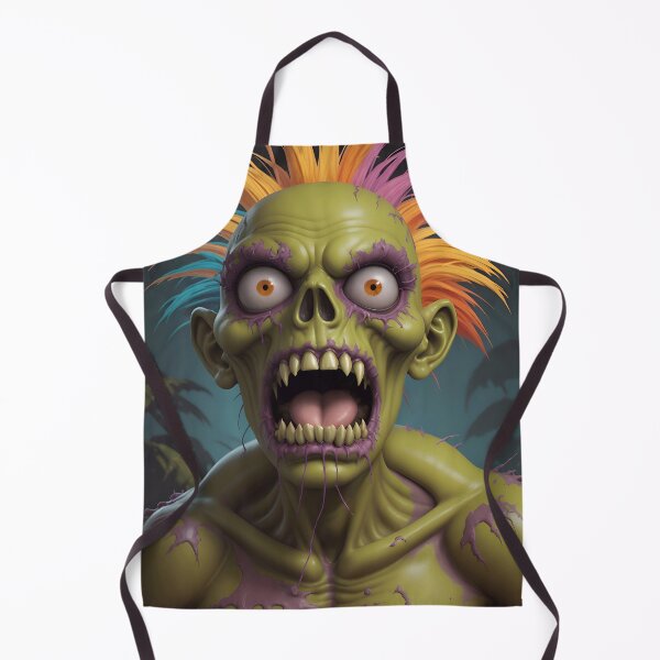 Item preview, Funny Green Zombie Monster designed and sold by TheArtOfPat.