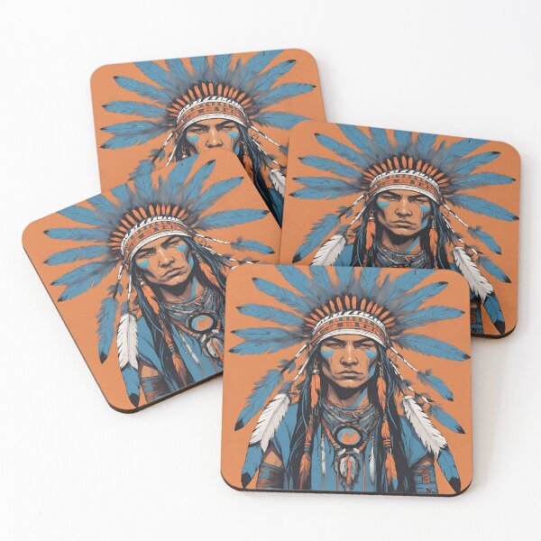 Item preview, Warrior Spirit: Native American Ancestry Art Print designed and sold by MiszungART.