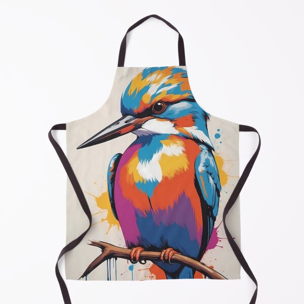 Item preview, Kingfisher, design in pop art style designed and sold by CreativeSparkzz.