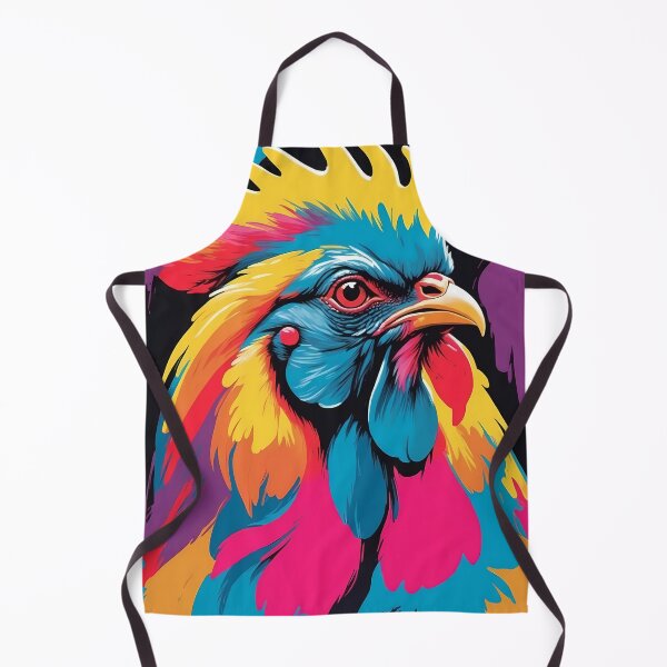 Item preview, Rooster, design in pop art style designed and sold by CreativeSparkzz.
