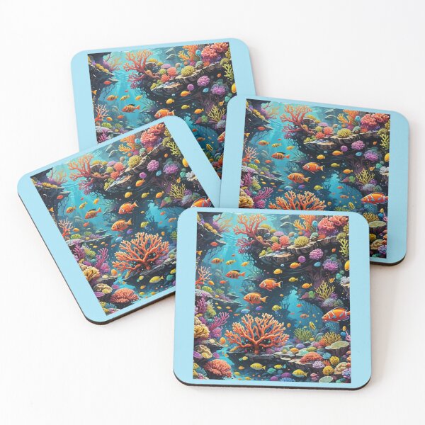 Item preview, Coral reef dream designed and sold by seahorse crossing.