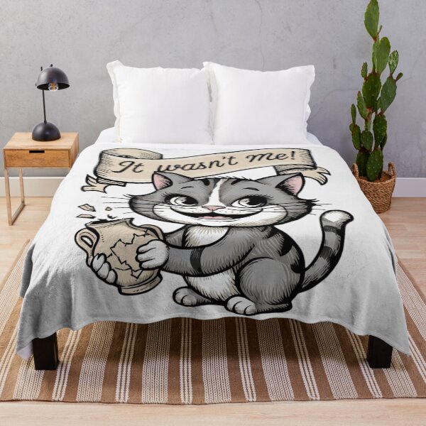 Item preview, GUILTY CAT - IT WASN'T ME!. designed and sold by 123ks.