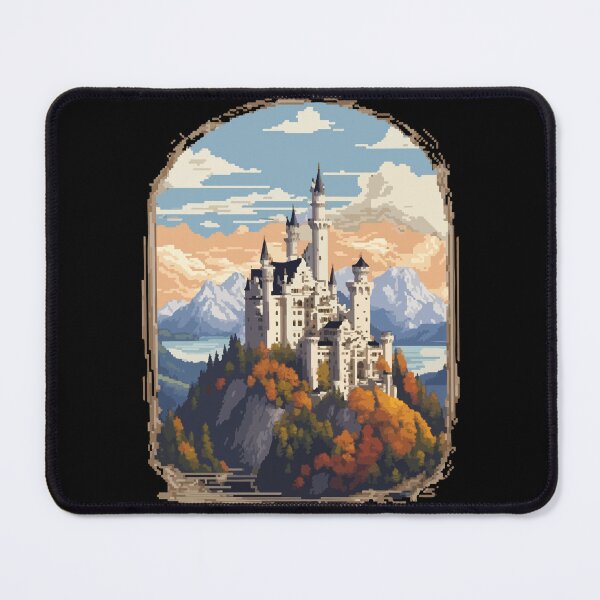 Item preview, 8bit Neuschwanstein Castle designed and sold by LeftImpressed.
