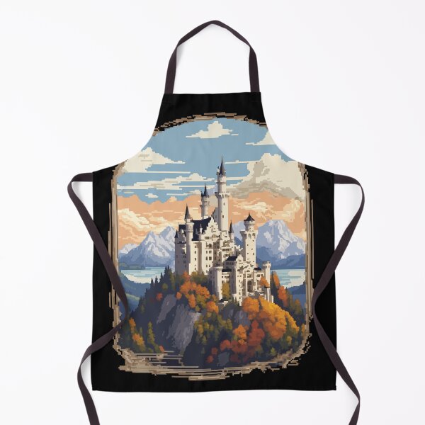 Artikelvorschau, 8bit Schloss Neuschwanstein entworfen und verkauft von LeftImpressed.