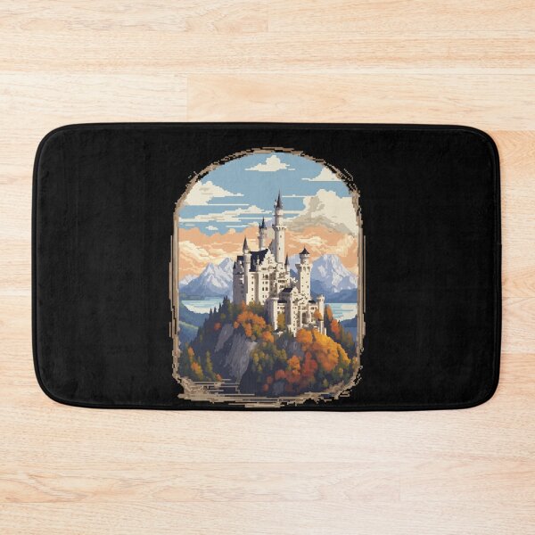 Item preview, 8bit Neuschwanstein Castle designed and sold by LeftImpressed.
