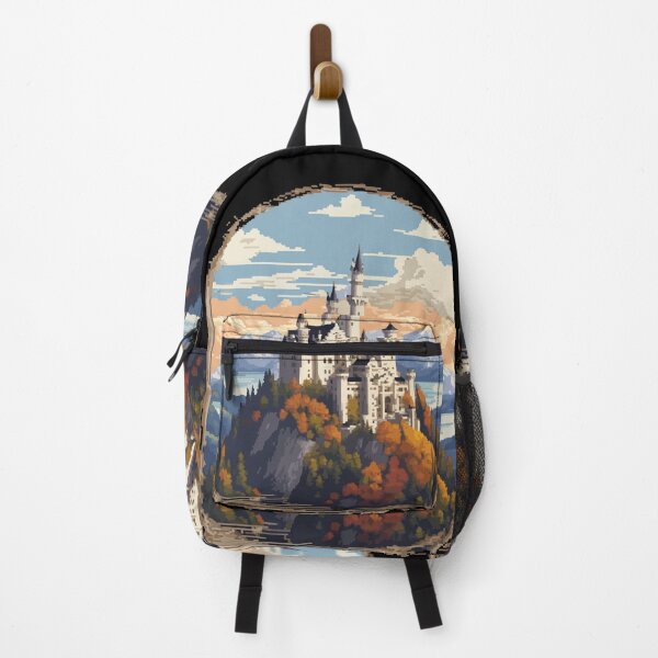 Item preview, 8bit Neuschwanstein Castle designed and sold by LeftImpressed.