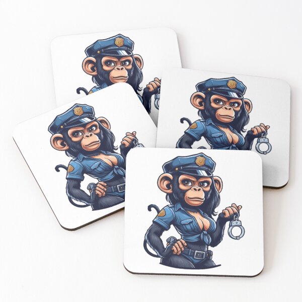 Item preview, Monkey business- officer 4 designed and sold by jessagirl.