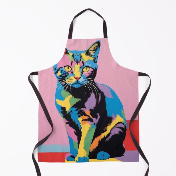 Item preview, Cat, design in pop art style designed and sold by CreativeSparkzz.