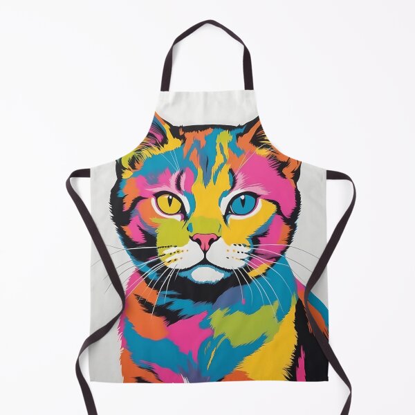 Item preview, Cat, design in pop art style designed and sold by CreativeSparkzz.