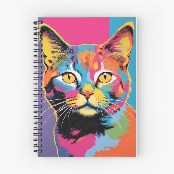Item preview, Cat, design in pop art style designed and sold by CreativeSparkzz.
