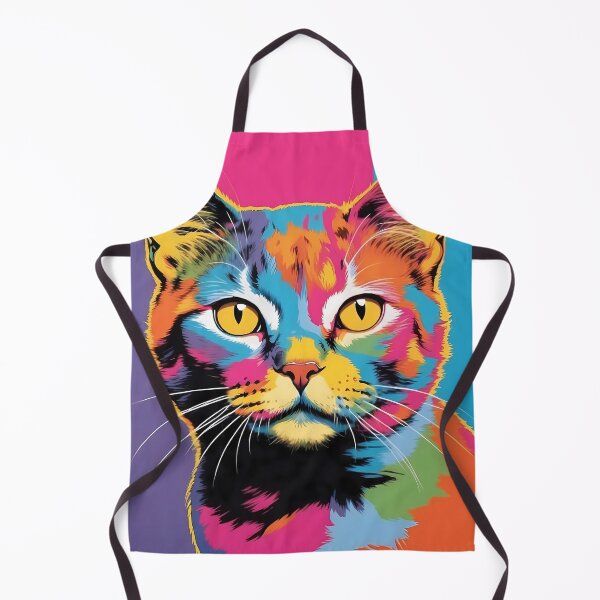 Item preview, Cat, design in pop art style designed and sold by CreativeSparkzz.