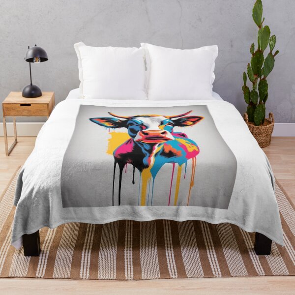 Item preview, Cow, design in pop art style designed and sold by CreativeSparkzz.