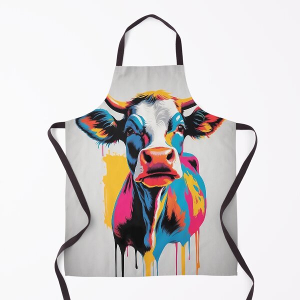 Item preview, Cow, design in pop art style designed and sold by CreativeSparkzz.