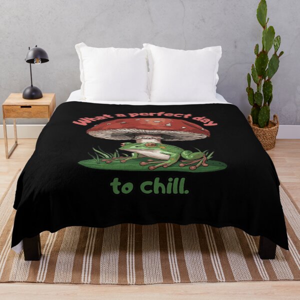 Item preview, Frog mushroom - What a perfect day to chill designed and sold by MaateoDesign.