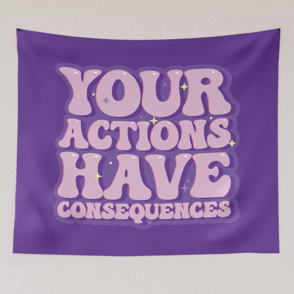 Item preview, Actions and Your Consequences designed and sold by SweetLog.