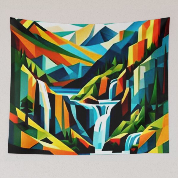 Item preview, Mountain Waterfall 8 designed and sold by George Hutton Hunter.