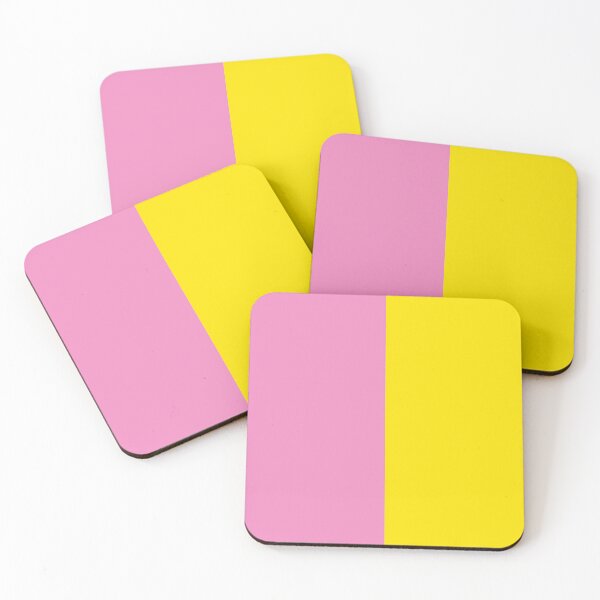 Item preview, Abstract Modern Color Block in Yellow and Pink designed and sold by Deutschic.