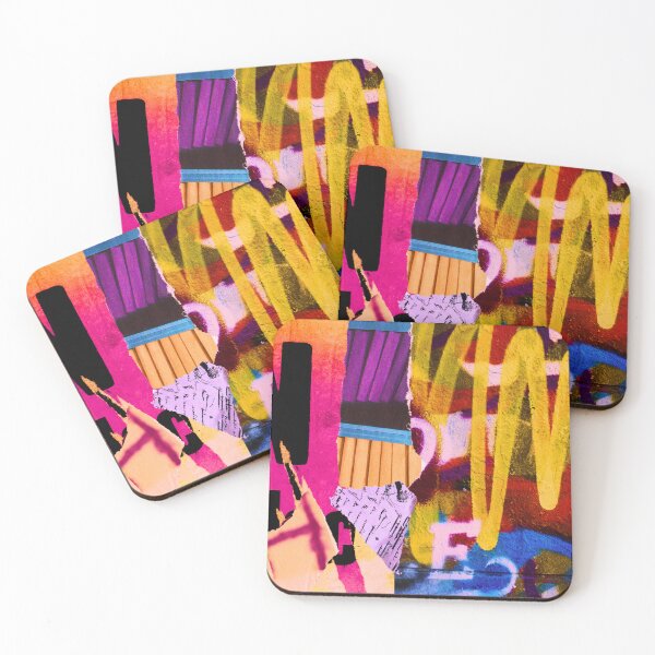 Item preview, Vivid Collage designed and sold by Swooncake Press.