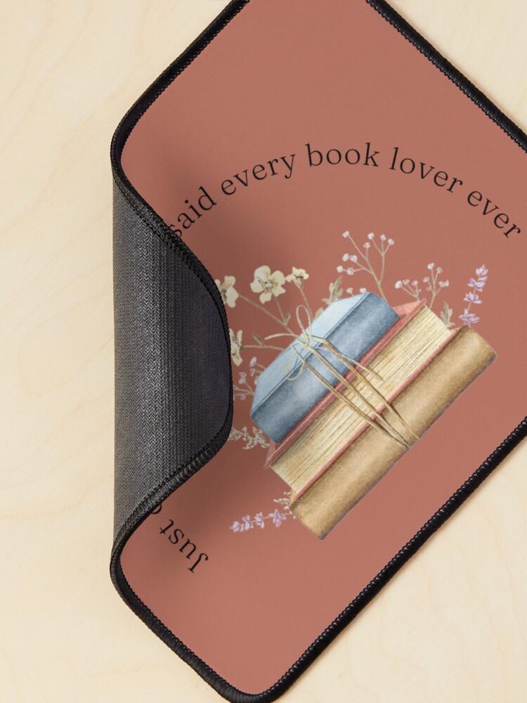 Thumbnail 2 of 5, Mouse Pad, Teelie Turner's Author~Just One More Chapter (Rust)™ designed and sold by FairyBookClub.