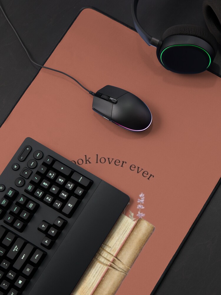 Thumbnail 4 of 5, Mouse Pad, Teelie Turner's Author~Just One More Chapter (Rust)™ designed and sold by FairyBookClub.
