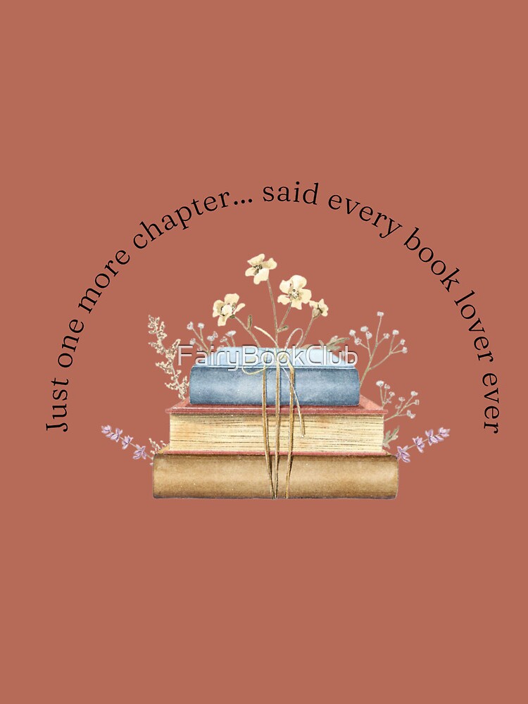 Thumbnail 3 of 3, Drawstring Bag, Teelie Turner's Author~Just One More Chapter (Rust)™ designed and sold by FairyBookClub.