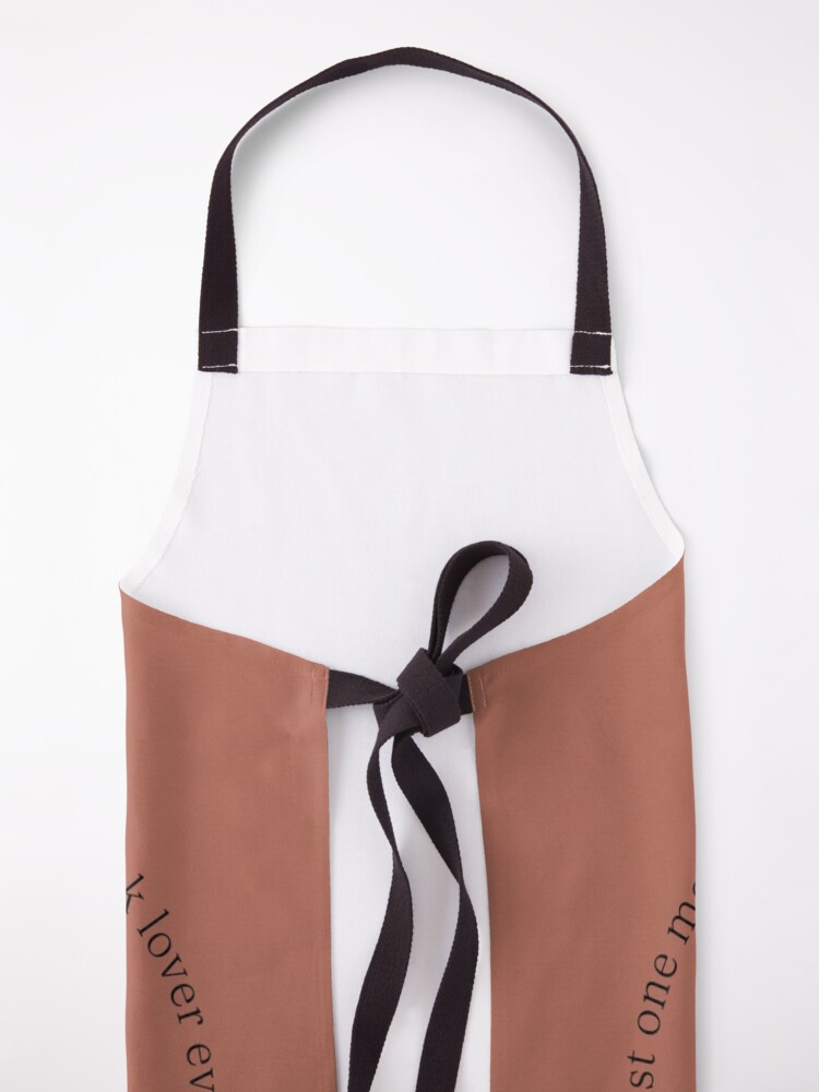 Thumbnail 5 of 6, Apron, Teelie Turner's Author~Just One More Chapter (Rust)™ designed and sold by FairyBookClub.
