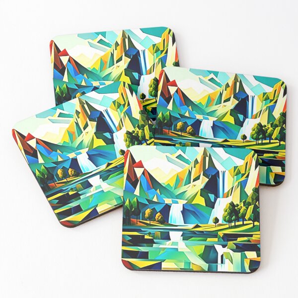 Item preview, Mountain Waterfall 13 designed and sold by George Hutton Hunter.