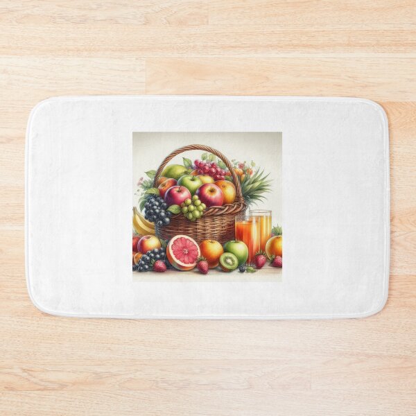 Item preview, "Nature's Bounty: A Bountiful Basket of Fresh Fruits" designed and sold by gabertoni.
