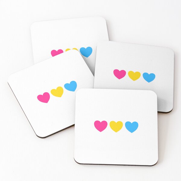 Item preview, Pansexual hearts subtle pansexuality  designed and sold by Inspirationmotivation.