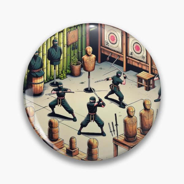 Item preview, Dynamic Anime Ninja Training Area designed and sold by Krish Thakkar.