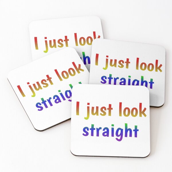 Item preview, Look Straight Rainbow  designed and sold by MyGayHeart.