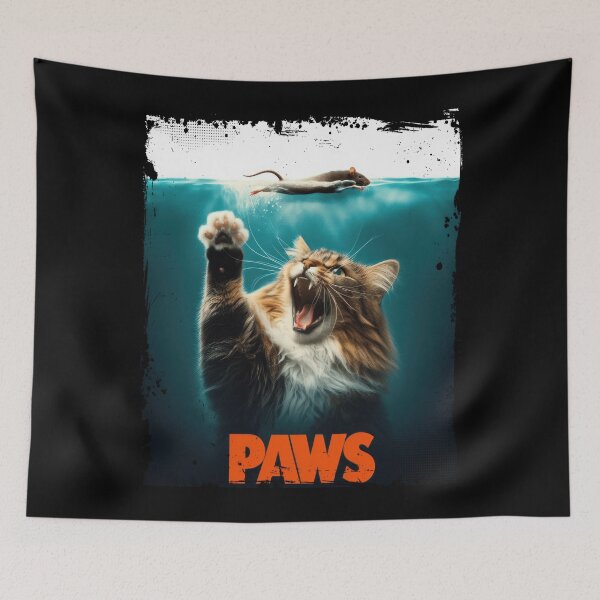 Item preview, Paws jaws meme designed and sold by FatBirdie.