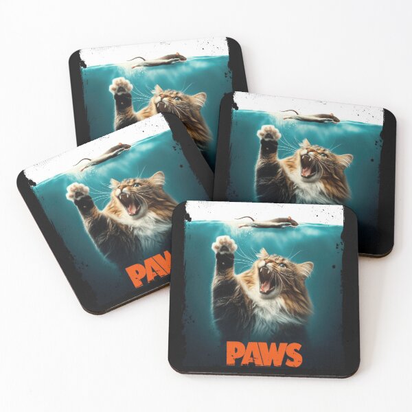 Item preview, Paws jaws meme designed and sold by FatBirdie.