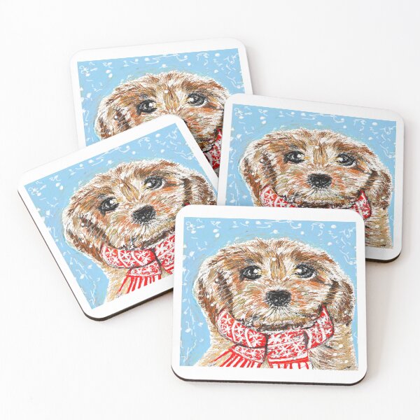 Item preview, Xmas dog in snow  designed and sold by PassionArt69.