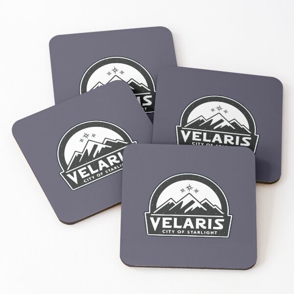 Item preview, Velaris City Of Starlight Black and White Bookish designed and sold by BookWishEra.